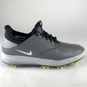 Nike air zoom direct spike golf shoes gray and yellow size 7.5